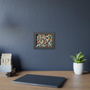 Abstract Art Poster – Framed Paper Decor - Dipaliz - Posters Prints & Visual Artwork
