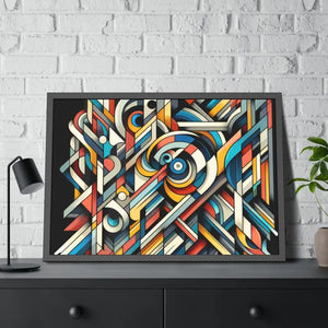 Abstract Art Poster - Bold Colorful Framed Paper Print - Dipaliz - Posters Prints & Visual Artwork