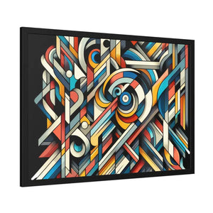 Abstract Art Poster - Bold Colorful Framed Paper Print - Dipaliz - Posters Prints & Visual Artwork