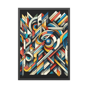 Abstract Art Poster - Bold Colorful Framed Paper Print - Dipaliz - Posters Prints & Visual Artwork