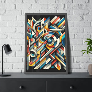 Abstract Art Poster – Framed Paper Decor - Dipaliz - Posters Prints & Visual Artwork