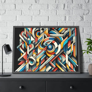 Abstract Art Poster – Framed Paper Decor - Dipaliz - Posters Prints & Visual Artwork