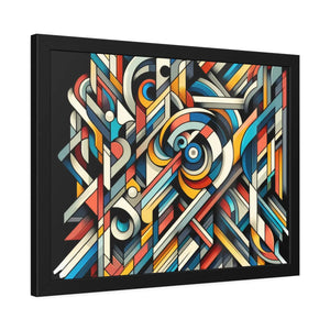 Abstract Art Poster – Framed Paper Decor - Dipaliz - Posters Prints & Visual Artwork