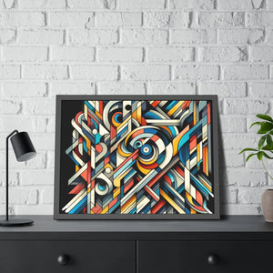 Abstract Art Poster – Framed Paper Decor - Dipaliz - Posters Prints & Visual Artwork