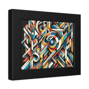 Abstract Art Poster – Framed Paper Decor - Dipaliz - Posters Prints & Visual Artwork