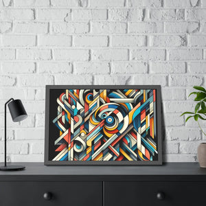 Abstract Art Poster – Framed Paper Decor - Dipaliz - Posters Prints & Visual Artwork