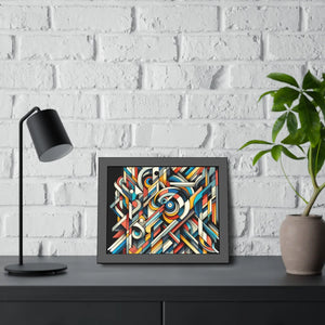 Abstract Art Poster – Framed Paper Decor - Dipaliz - Posters Prints & Visual Artwork