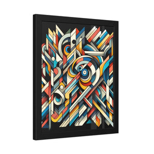Abstract Art Poster – Framed Paper Decor - Dipaliz - Posters Prints & Visual Artwork