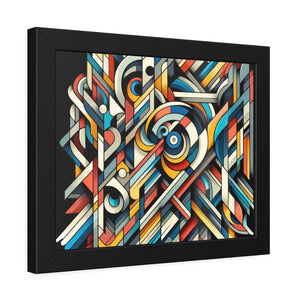Abstract Art Poster – Framed Paper Decor - Dipaliz - Posters Prints & Visual Artwork