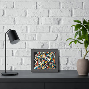 Abstract Art Poster – Framed Paper Decor - Dipaliz - Posters Prints & Visual Artwork