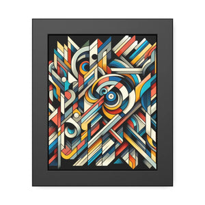 Abstract Art Poster – Framed Paper Decor - Dipaliz - Posters Prints & Visual Artwork