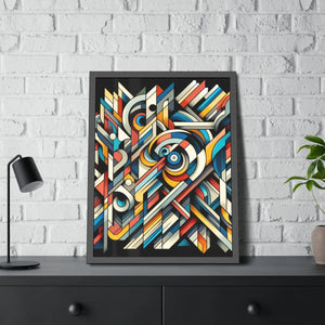 Abstract Art Poster – Framed Paper Decor - Dipaliz - Posters Prints & Visual Artwork