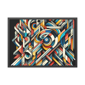 Abstract Art Poster – Framed Paper Decor - Dipaliz - Posters Prints & Visual Artwork