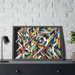 Abstract Art Poster – Framed Paper Decor - Dipaliz - Posters Prints & Visual Artwork