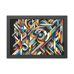 Abstract Art Poster – Framed Paper Decor - Dipaliz - Posters Prints & Visual Artwork