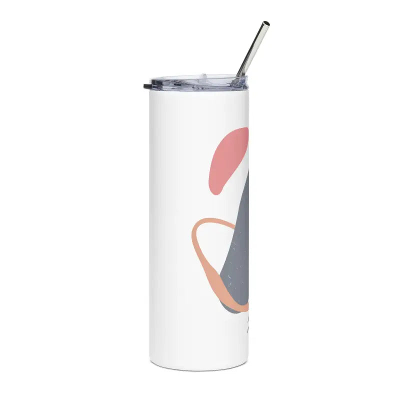 Abstract Art 20oz Stainless Steel Tumbler - White / Tumblers