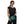 Dipaliz Muse Crossbody Emerald Green Abstract Art Flair Canvas Bag - Cross Body Bags