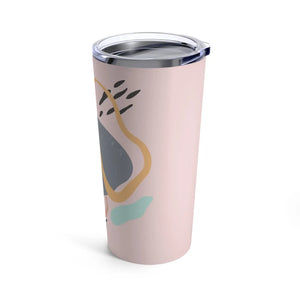 Vibrant Pink Tumbler 20oz Abstract Stainless Steel - Dipaliz - Tumblers
