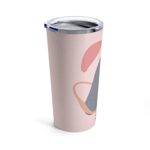 Vibrant Pink Tumbler 20oz Abstract Stainless Steel - Dipaliz - Tumblers