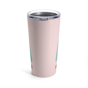 Abstract Pink Tumbler 20oz Stainless Steel - Dipaliz - Tumblers