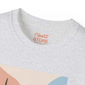 Ultra Cotton Tee Abstract Art Women’s Fashion Statement - Dipaliz - T-shirts