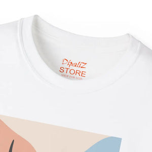 Ultra Cotton Tee Abstract Art Women’s Fashion Statement - Dipaliz - T-shirts