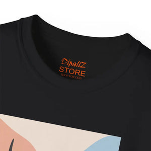 Ultra Cotton Tee Abstract Art Women’s Fashion Statement - Dipaliz - T-shirts