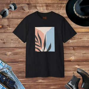 Ultra Cotton Tee Abstract Art Women’s Fashion Statement - Dipaliz - Black / s - T-shirts