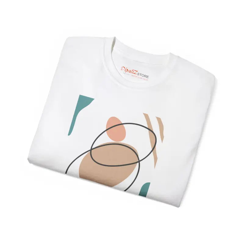 Dive Into Vibrance with the Abstract Art Ultra Cotton Tee - T-shirt