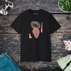 T-shirt - Ultra Cotton Tee - Abstract Art Unisex Bold Style - Dipaliz Black / s
