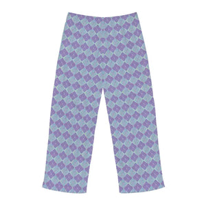 Abstract Blue and Purple Pajama Pants - Artistic Loungewear - Dipaliz - Pajamas