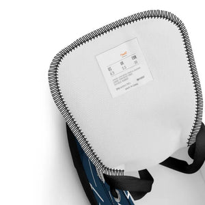 Abstract Blue Triangles Canvas Shoes - Dipaliz Wearable Art - Sneakers