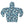 Abstract Blue Checkered Zip Hoodie – Unisex Style - Dipaliz - Hoodies