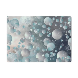 Tempered Glass Cutting Board Bluish Circles Design - Dipaliz - Small - Boards