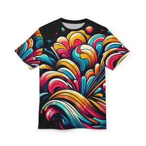 Abstract Brush Strokes Unisex Tee - All Over Print - Dipaliz - T-shirts