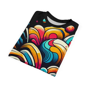 Abstract Brush Strokes Unisex Tee - All Over Print - Dipaliz - T-shirts
