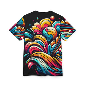 Abstract Brush Strokes Unisex Tee - All Over Print - Dipaliz - T-shirts