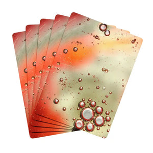 Bubbles Poker Night Cards - Premium Abstract Design - Dipaliz - 2.5’’ x 3.5’’ / White / Semi Glossy - Card Games