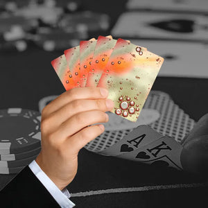 Bubbles Poker Night Cards - Premium Abstract Design - Dipaliz - 2.5’’ x 3.5’’ / White / Semi Glossy - Card Games