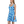 Dresses - Skater Dress - Abstract Capri Blue Pattern - Dipaliz