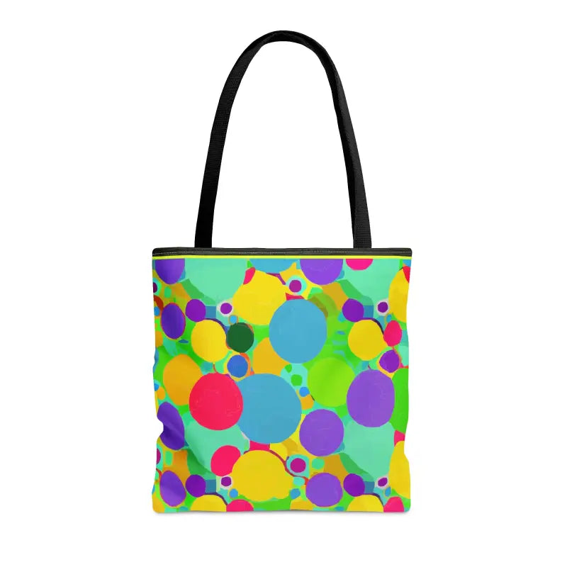 Eye-catching Colorful Circles Tote Bag - Bags