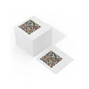 Colorful Geometric Pattern Napkins – 3 Ply Decor - Dipaliz - Paper