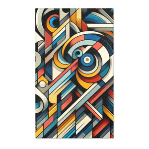 Abstract Colorful Pattern Area Rugs – Chenille - Dipaliz