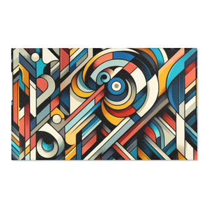 Abstract Colorful Pattern Area Rugs – Chenille - Dipaliz