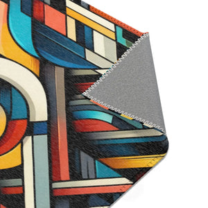 Abstract Colorful Pattern Area Rugs – Chenille - Dipaliz