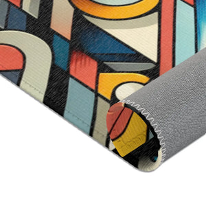 Abstract Colorful Pattern Area Rugs – Chenille - Dipaliz