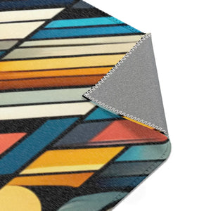 Abstract Colorful Pattern Area Rugs – Chenille - Dipaliz