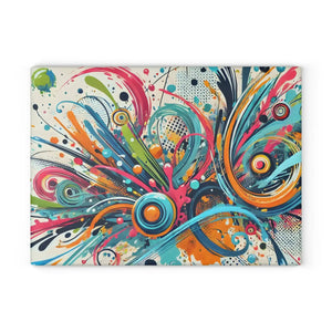 Glass Cutting Board – Colorful Swirls - Dipaliz - Boards