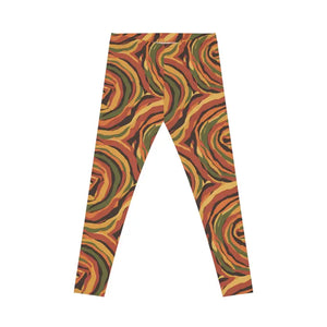 Leggings - Premium Women’s Fashion Durable Stretch Earth Spiral - Dipaliz
