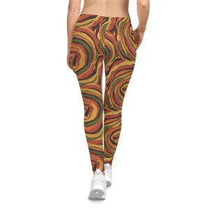 Leggings - Premium Women’s Fashion Durable Stretch Earth Spiral - Dipaliz